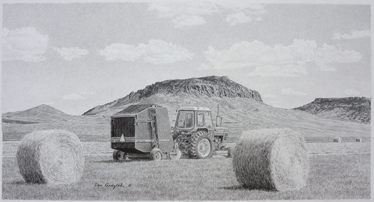 Round Bales Round Butte